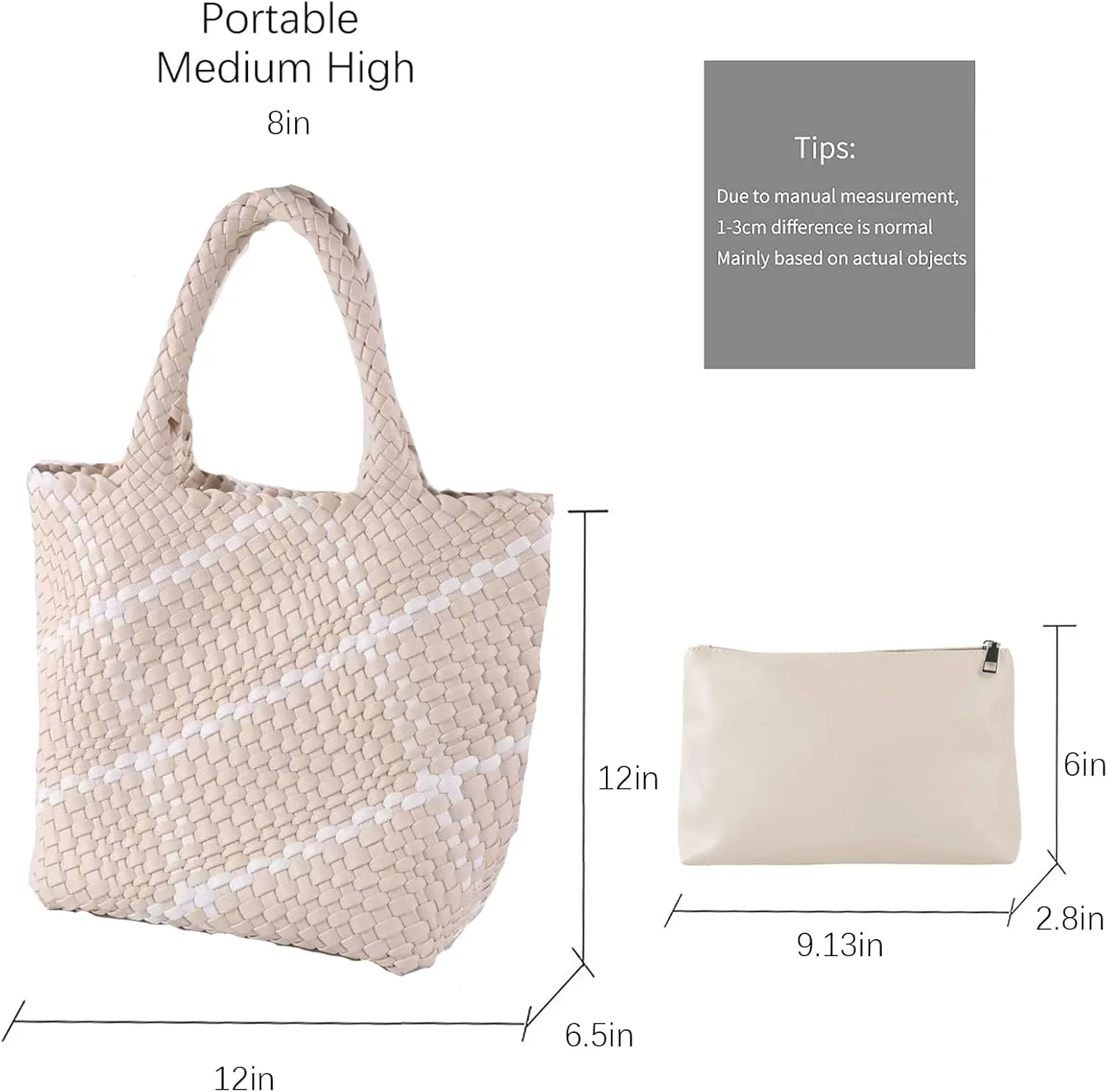 Woven Tote Bag Womens Purse Woven Bags for Women Large Summer BeachTote Bags Vegan Leather Shoulder Handbags Travel Totes