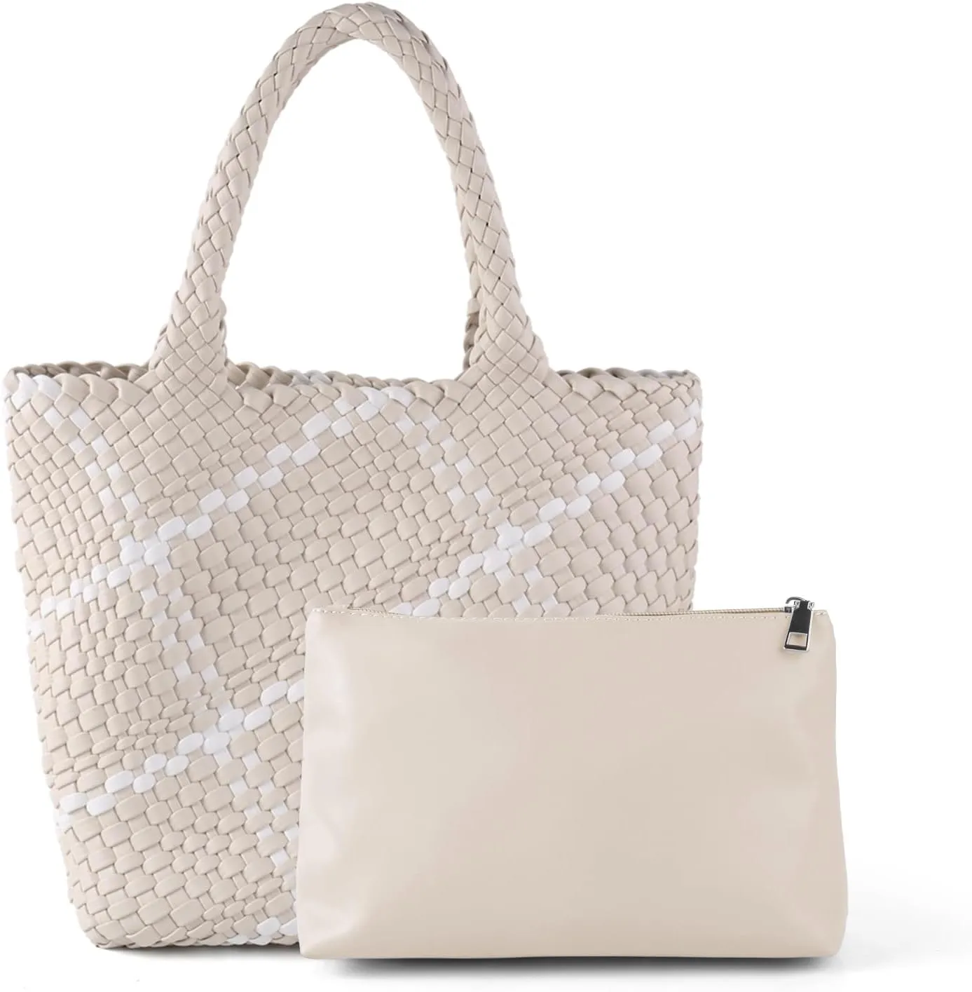 Woven Tote Bag Womens Purse Woven Bags for Women Large Summer BeachTote Bags Vegan Leather Shoulder Handbags Travel Totes
