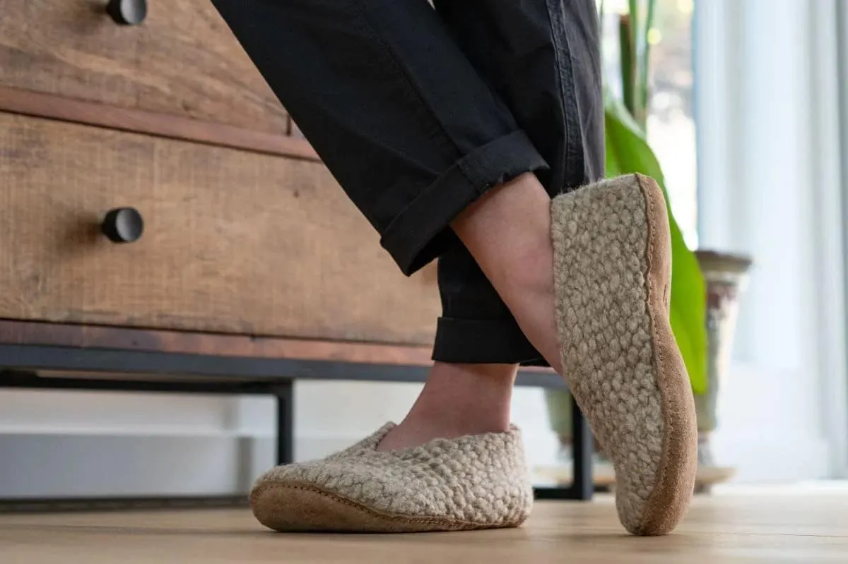 Woven Wool Slippers