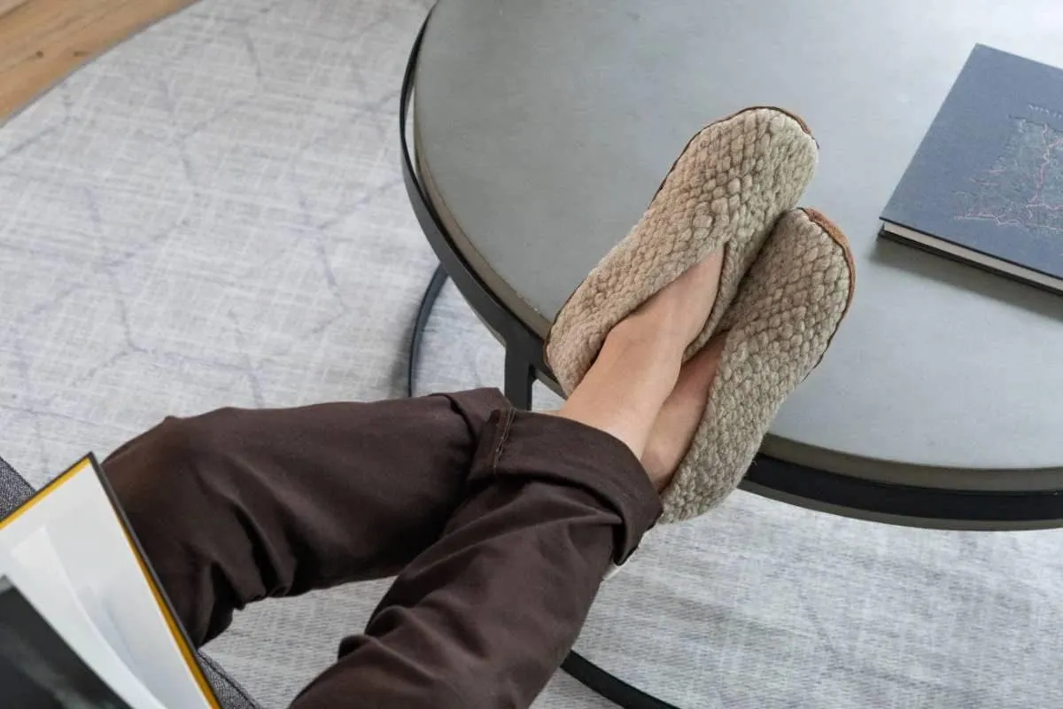 Woven Wool Slippers