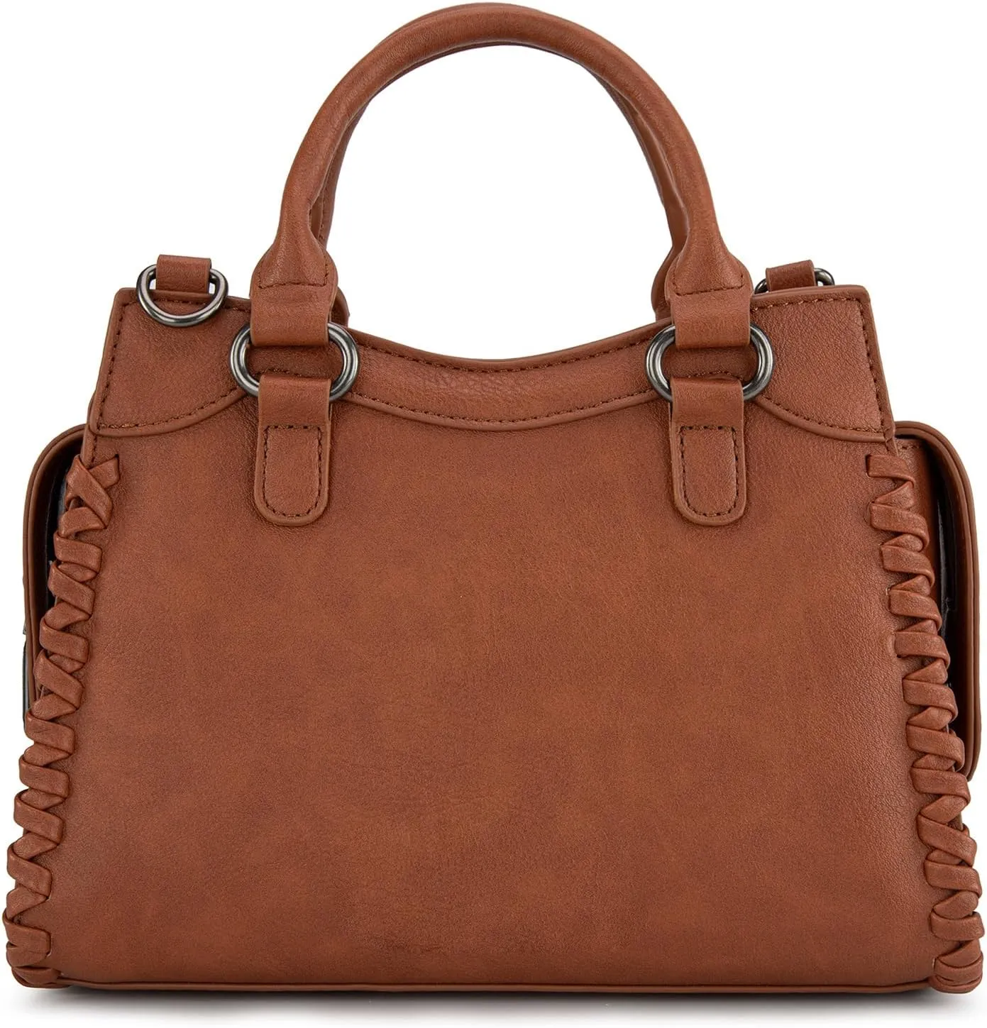 Wrangler Top Handle Bag for Women Woven Satchel Handbag