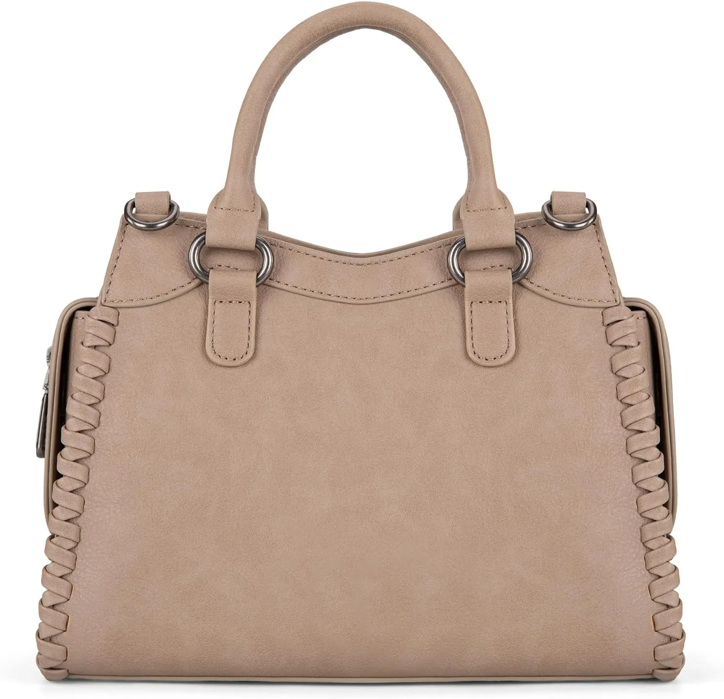 Wrangler Top Handle Bag for Women Woven Satchel Handbag