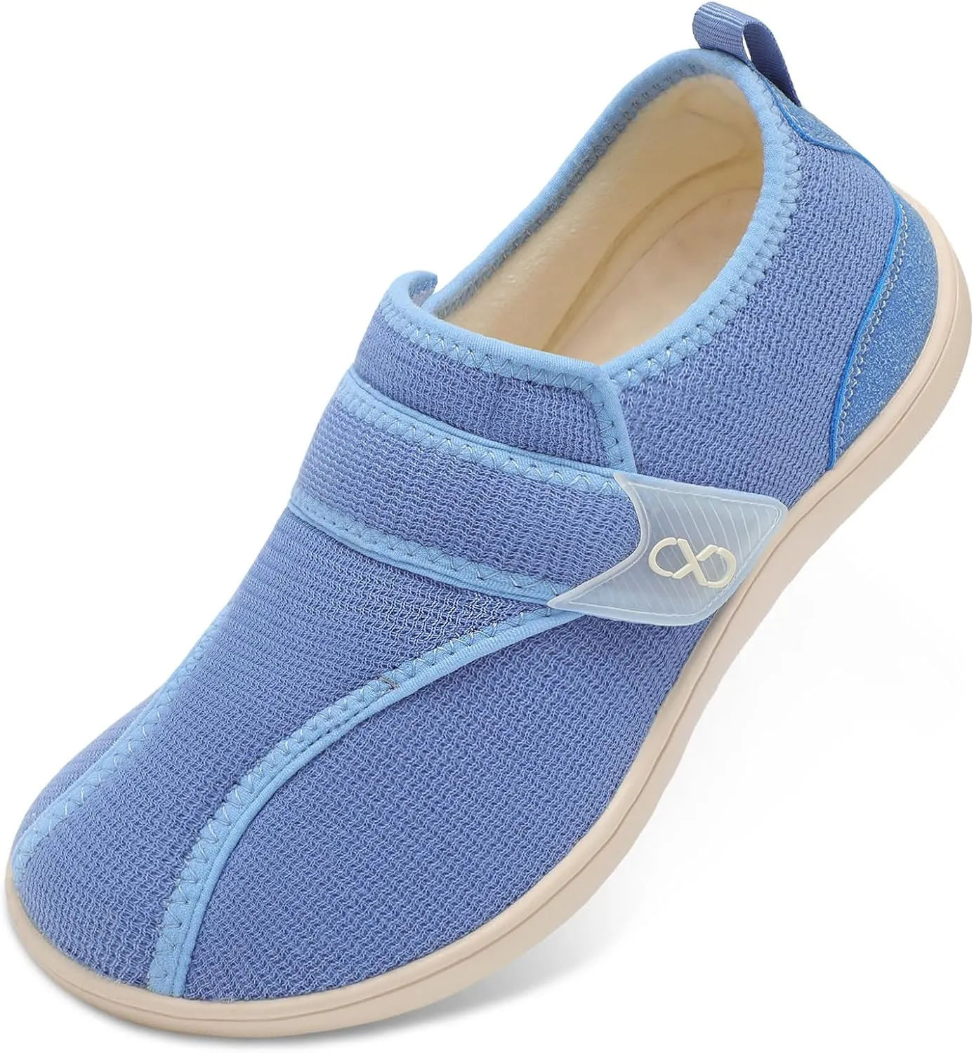 XIHALOOK Womens Slippers Wide Diabetic Shoes with Adjustable Strap for Diabetic Swollen Feet Outdoor Indoor Walking Shoes