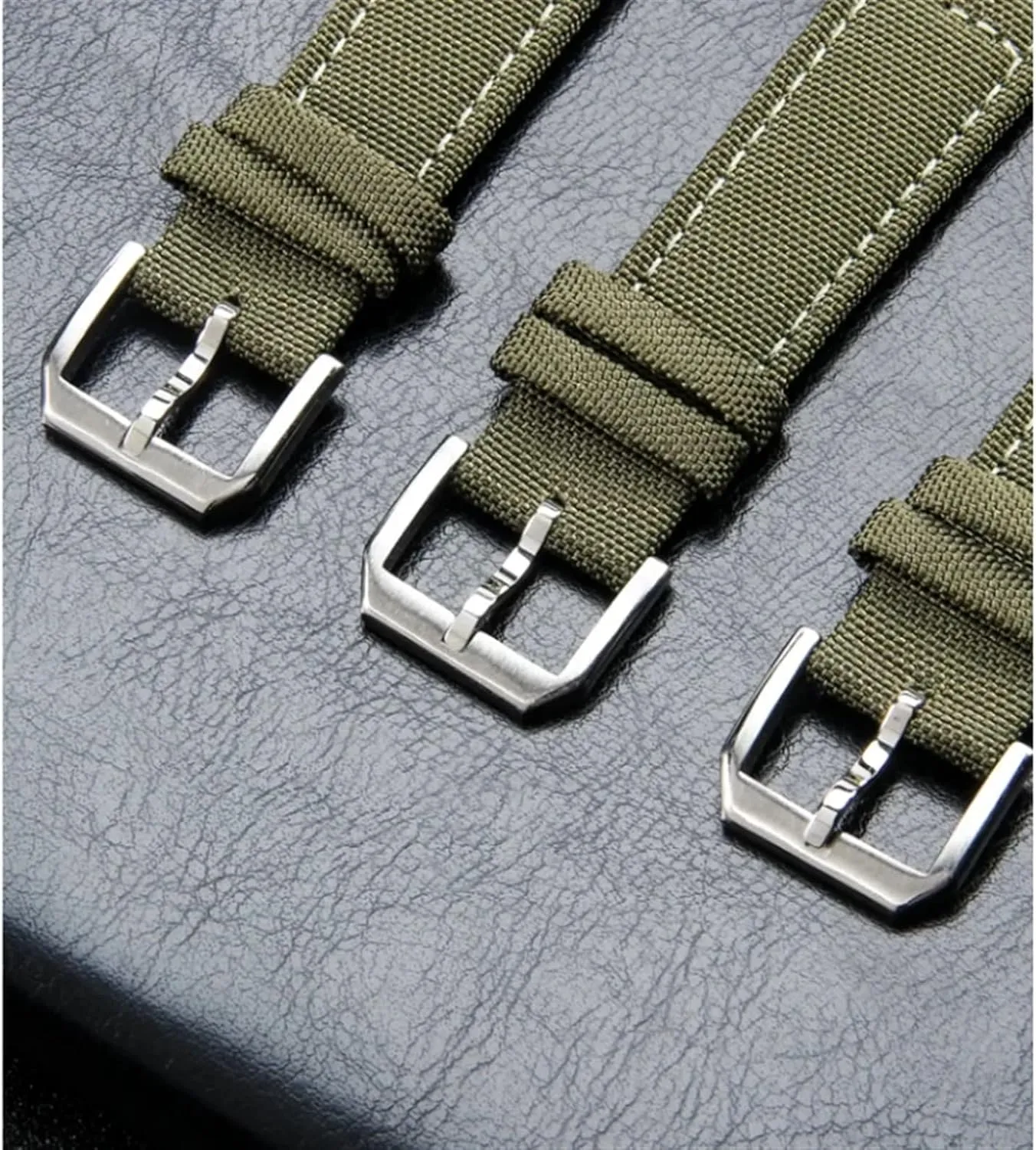 XMKT High Density Nylon 20mm Watch Straps for IWC Pilot Portuguese Portofino Nylon Canvas Watch Bands Watchbands Straps Bracelets