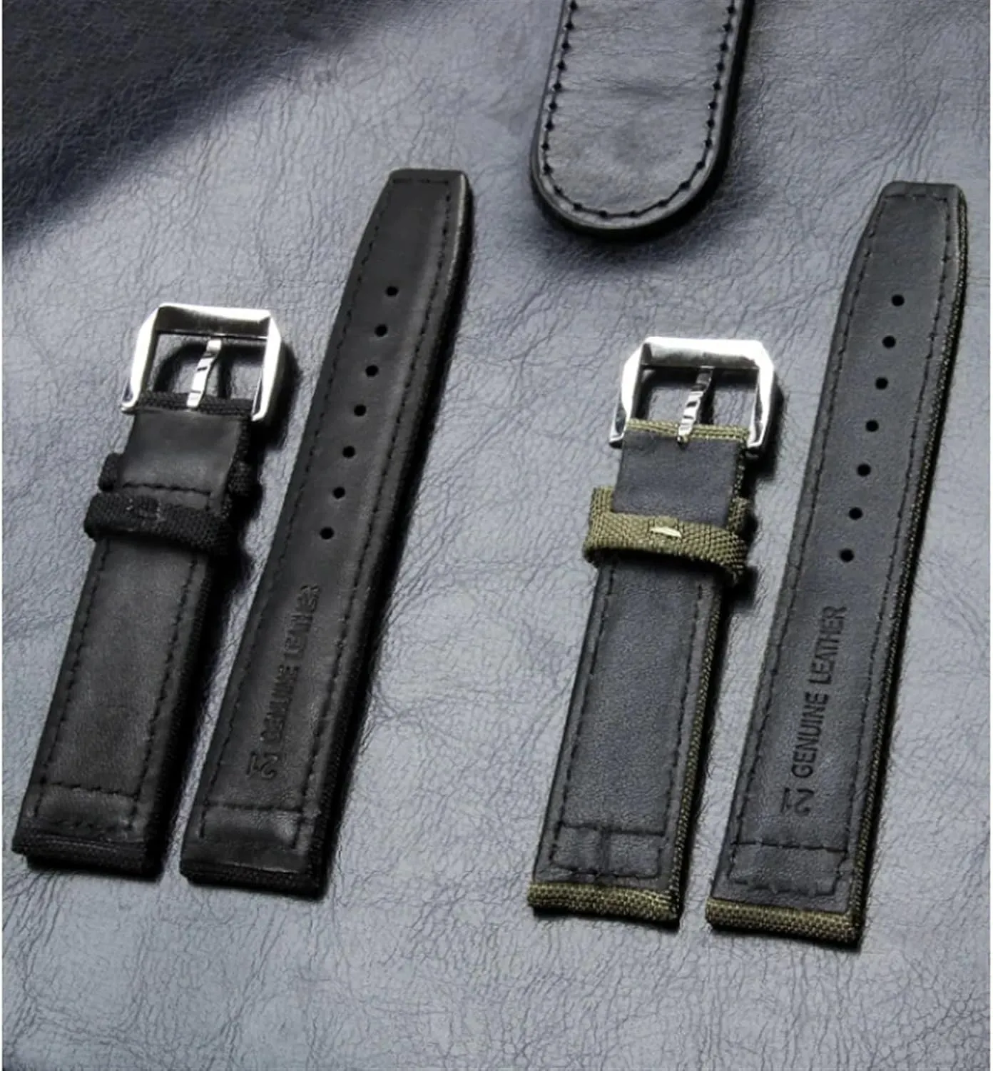 XMKT High Density Nylon 20mm Watch Straps for IWC Pilot Portuguese Portofino Nylon Canvas Watch Bands Watchbands Straps Bracelets