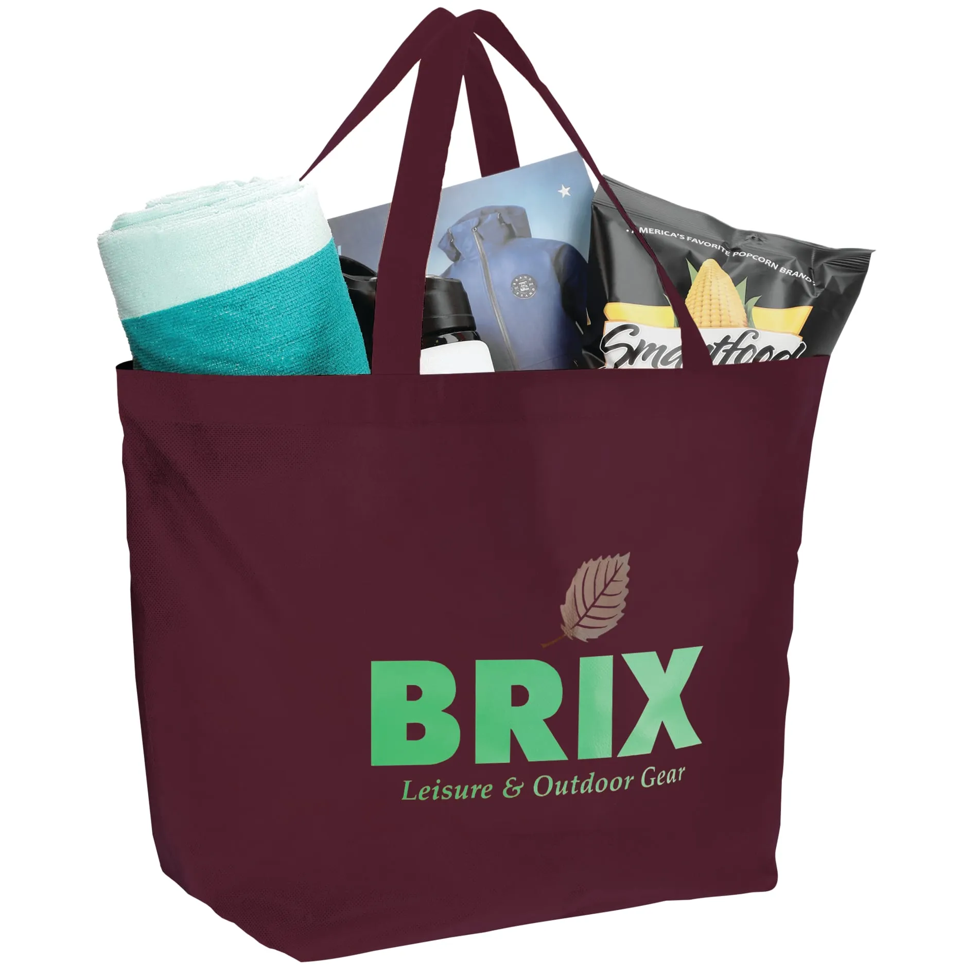 YaYa Budget Non-Woven Shopper Tote with Full Color Print