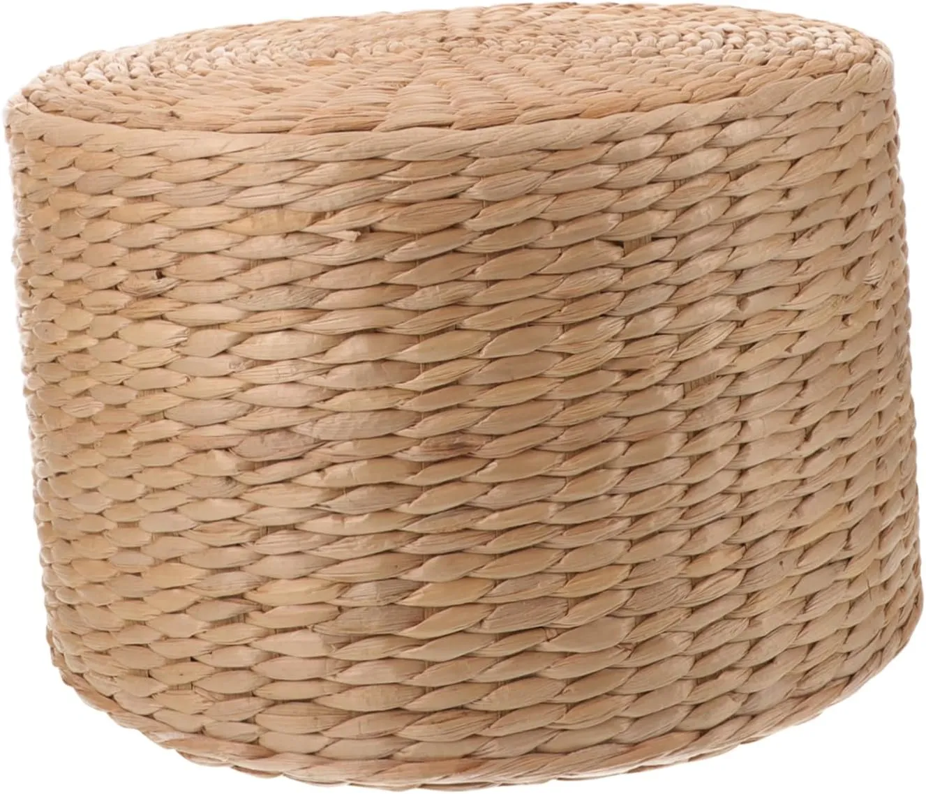Zerodeko Woven Small Stool Lightweight Grass Weaving Step Stool for Outdoor Garden Use for Footrest Adorable Design for Boys